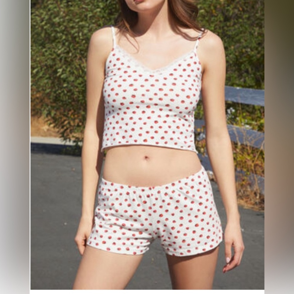 brandy strawberry pj set